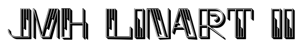 JMH Linart II Caps font preview